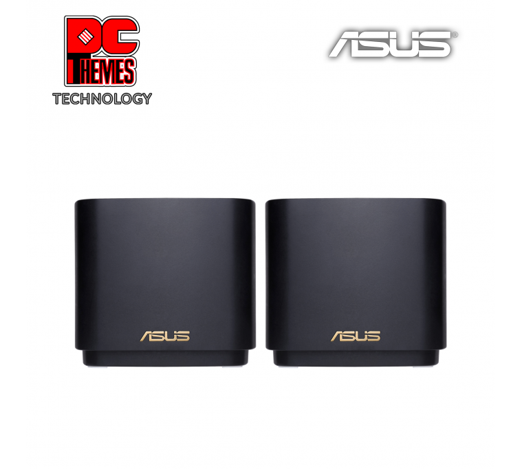 ASUS ZenWifi AX Mini(XD4) Dual-Band Mesh Router[BLACK-2PK]